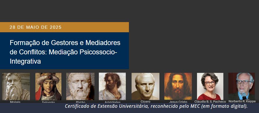 Formação de Gestores e Mediadores de Conflitos: Mediação Psicossocio-Integrativa T3 - 2025